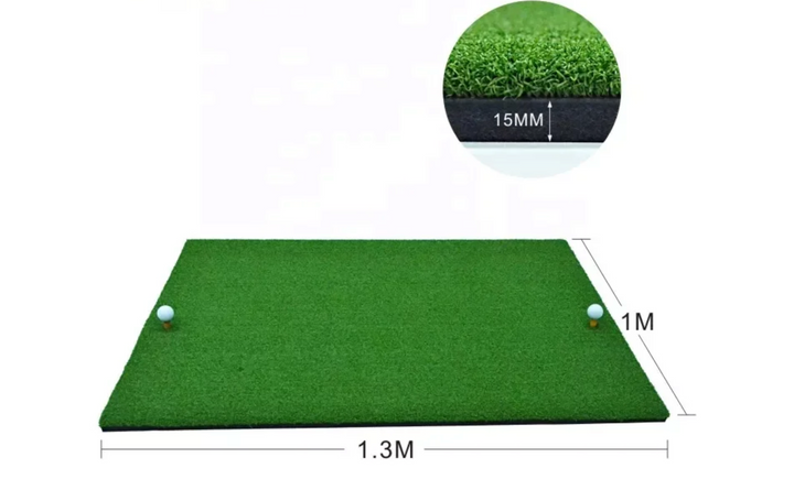 Practice Turf Artificial Grass Swing Mat Anti-Slip Base Premium Grass Mat Rubber Golf Hitting Mat