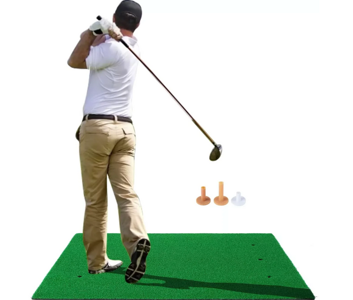 Practice Turf Artificial Grass Swing Mat Anti-Slip Base Premium Grass Mat Rubber Golf Hitting Mat